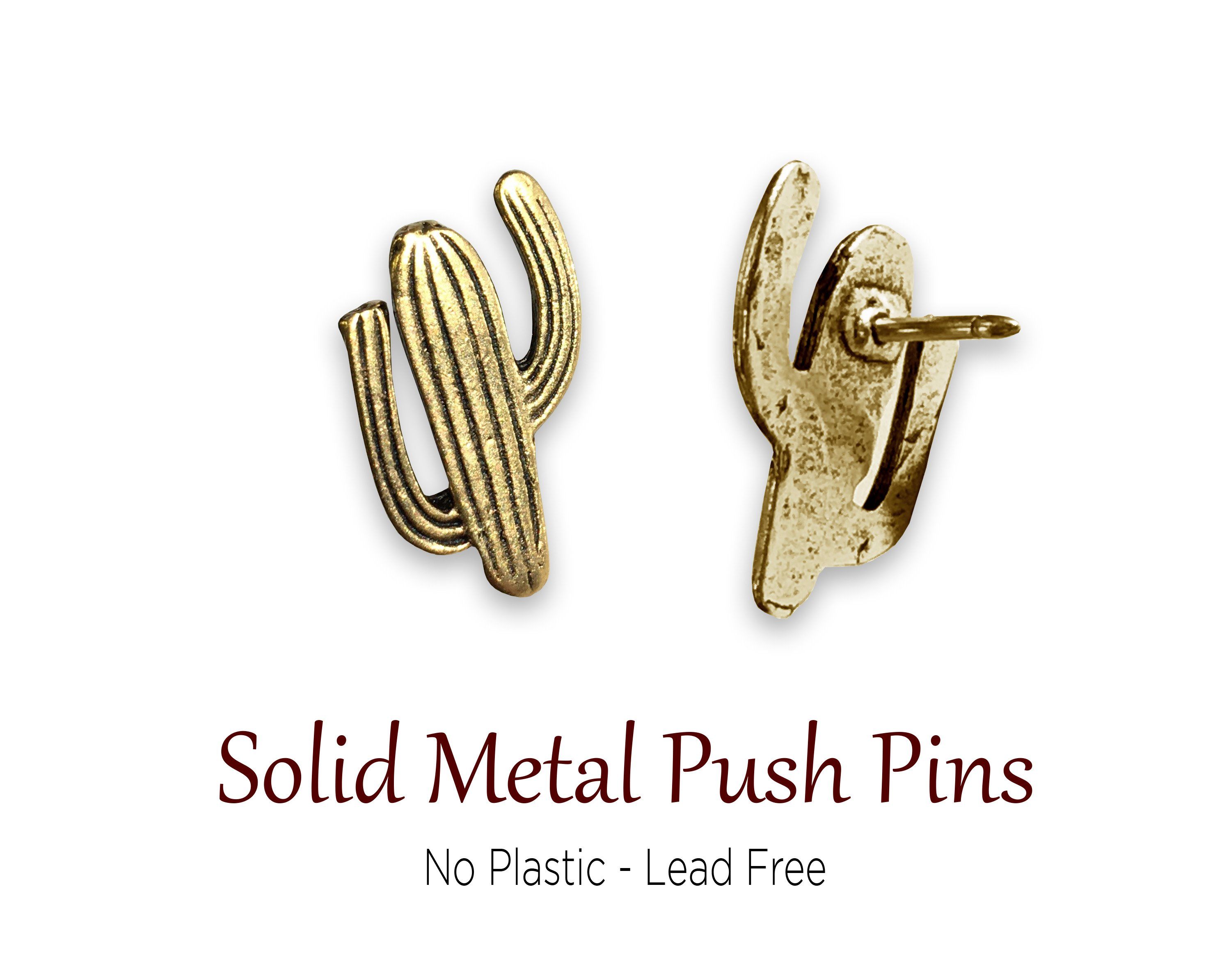 Push Pins - Solid Metal - Howdy Owl
