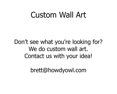 Custom Willow Tree Wall Art Wood Wall Art Howdy Owl 