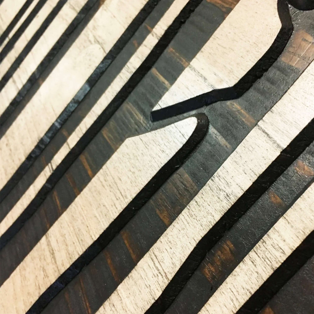 Custom birch tree wood wall art. Dimensional wood wall art handcrafted in the United States. Made from wood and expertly crafted with intricate details, these pieces bring the beauty of nature indoors. Whether you&