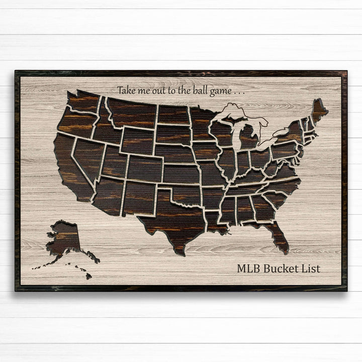 push pin map of usa to mark baseball stadiums