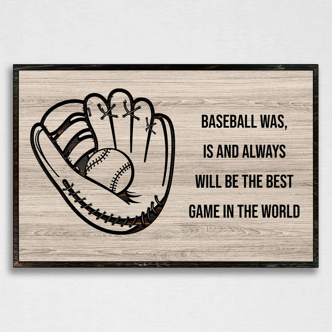 Baseball Glove Art
