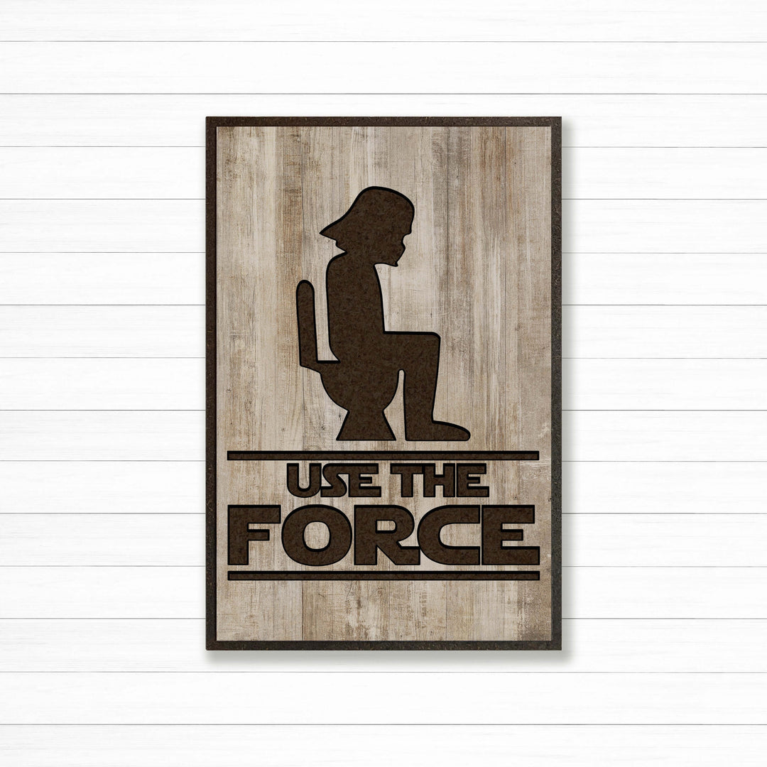 bathroom wall decor modern farmhouse sign funny humor