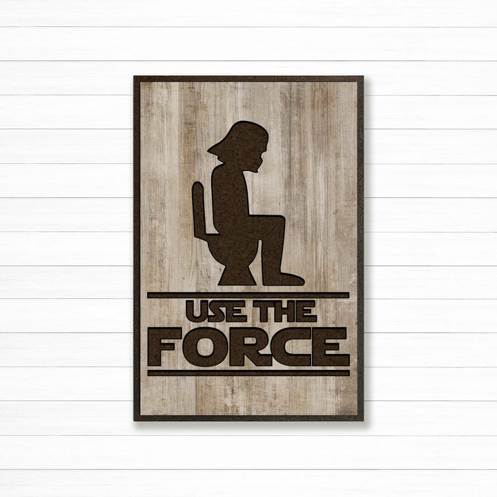 bathroom wall decor modern farmhouse sign funny humor