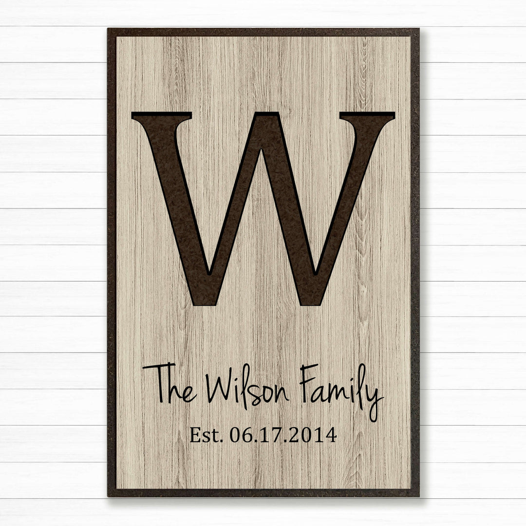 Last Name Sign Wood Wall Art Howdy Owl 