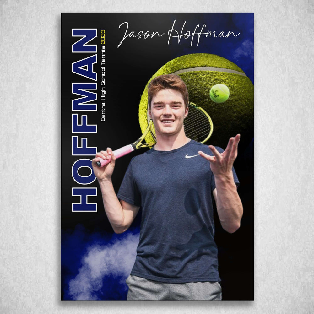 Custom senior sports team vinyl banners for high school, college, middle school, and other youth programs