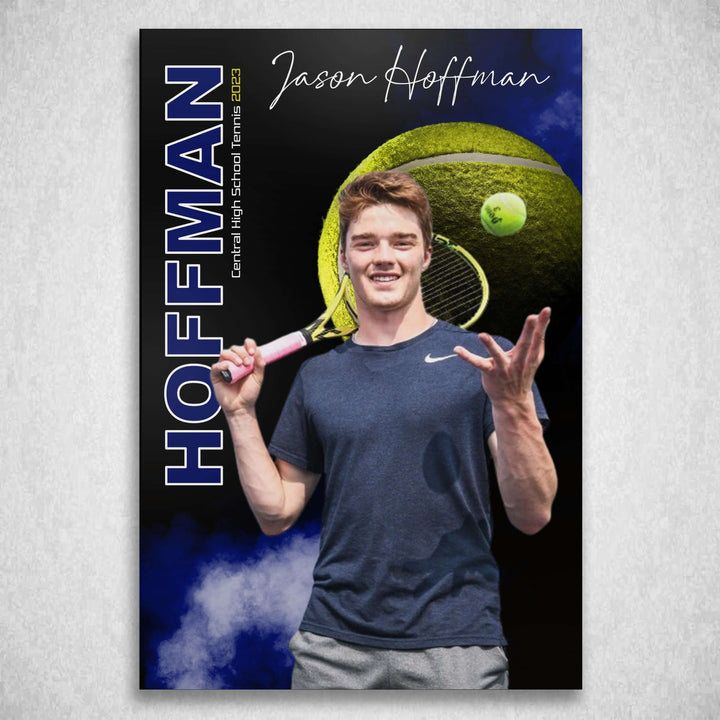 Custom senior sports team vinyl banners for high school, college, middle school, and other youth programs
