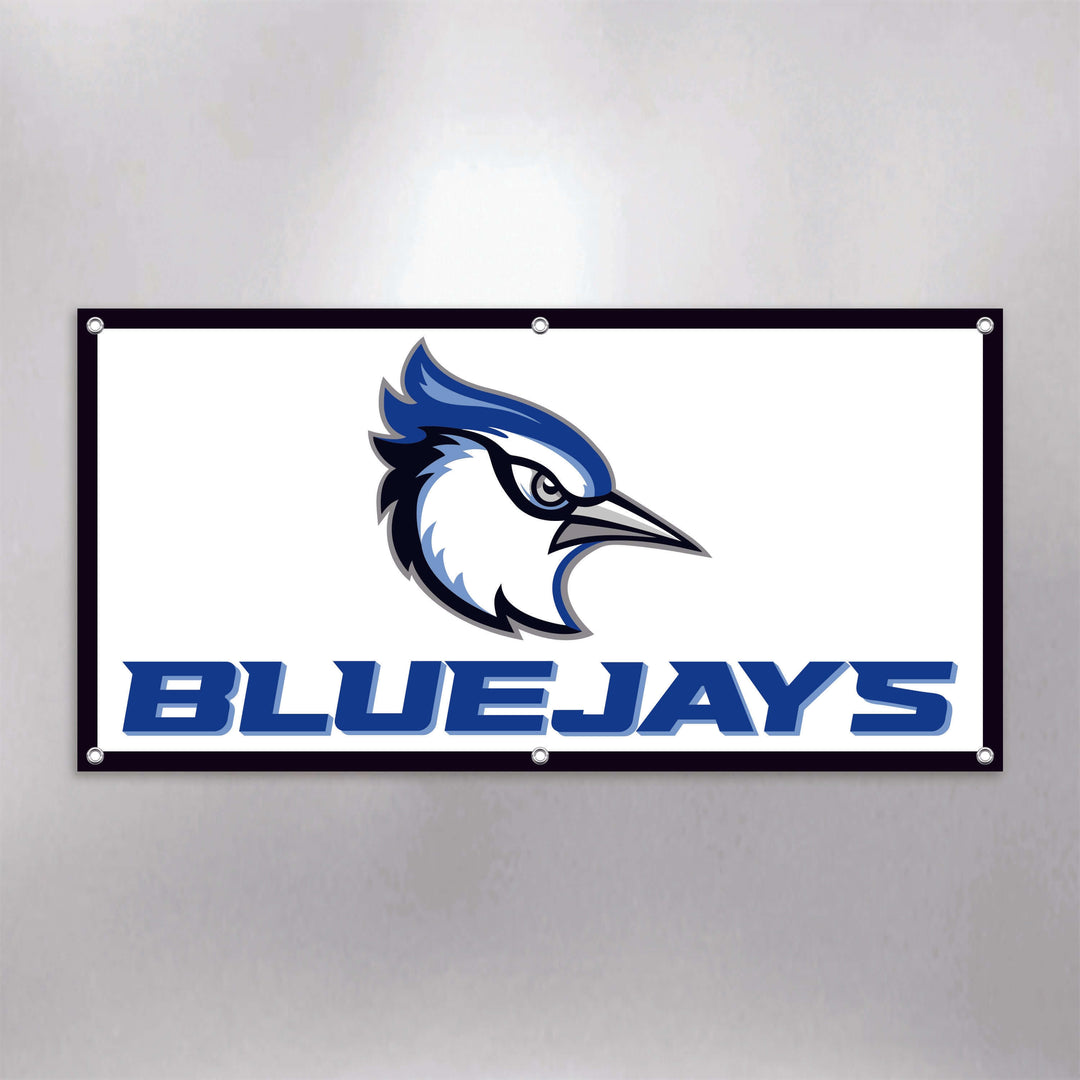 Ashland-Greenwood Bluejays vinyl banners to support AGPS student athletes and activity members. A portion of all proceeds go to the Ashland Chamber of Commerce