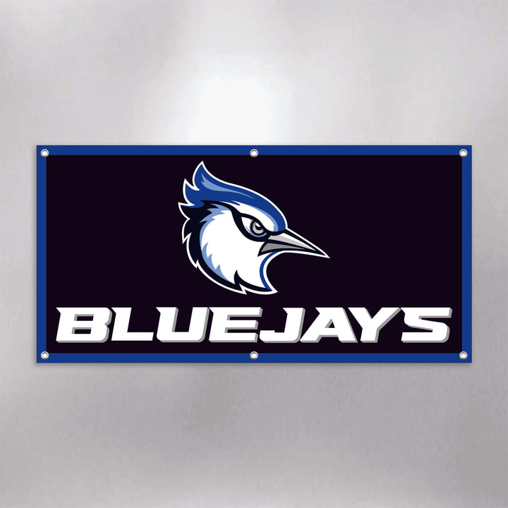 Ashland-Greenwood Bluejays vinyl banners to support AGPS student athletes and activity members. A portion of all proceeds go to the Ashland Chamber of Commerce