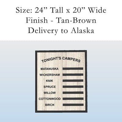 Custom Wood Business Sign