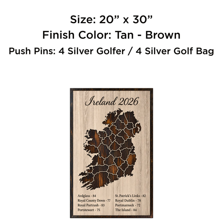 Custom Ireland Map