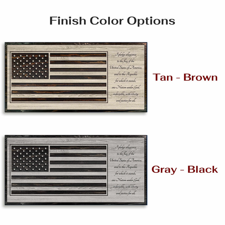 custom carved american flag wood wall art