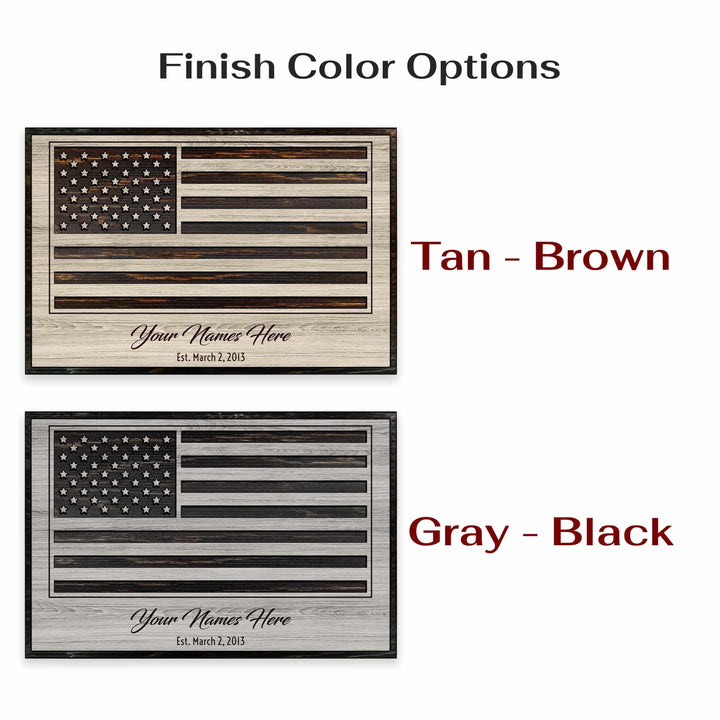 custom carved american flag wood wall art