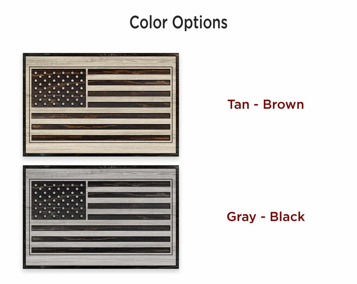 No Text American Flag Howdy Owl 