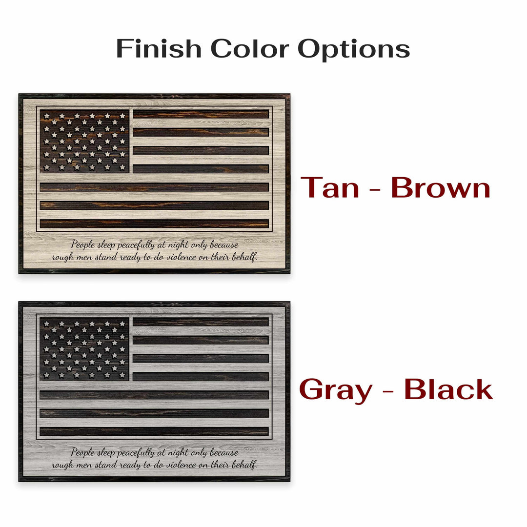 People sleep peacefully at night American Flag Howdy Owl 