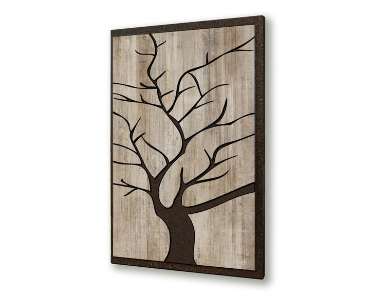 Abstract Tree Wood wall art