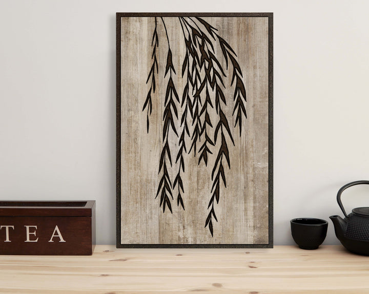 willow tree wood wall art