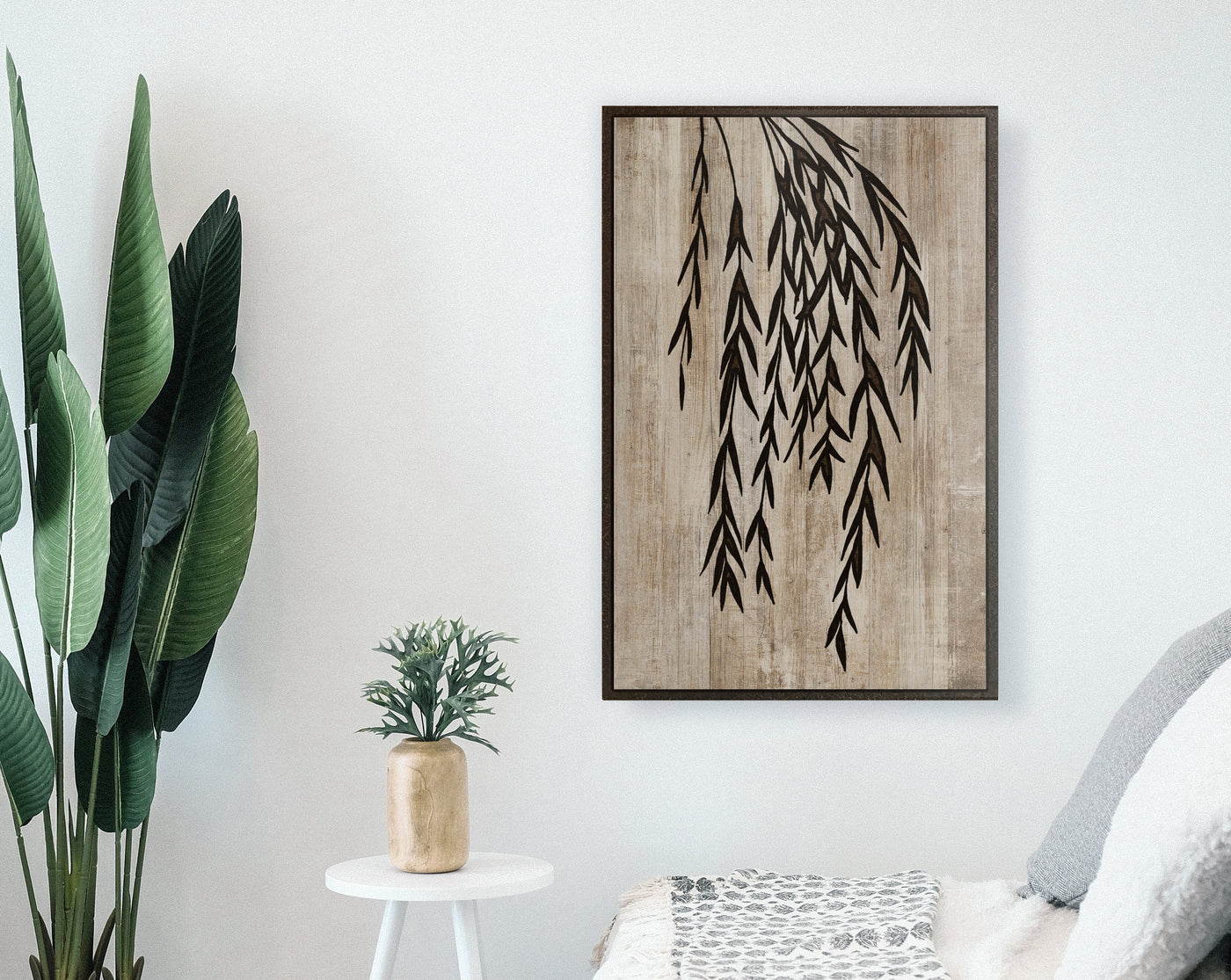 branch and leaf wall art