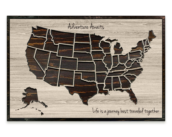 push pin map of usa