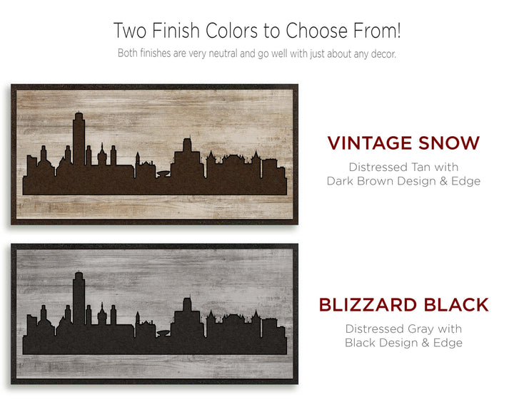Albany, New York City Skyline Color Option