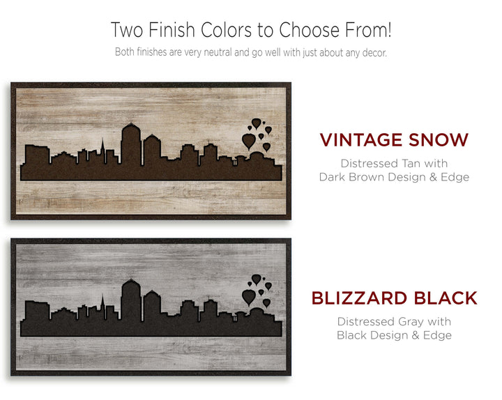 Albuquerque, New Mexico Skyline Color Option