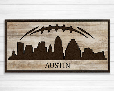 Austin Texas Skyline Art