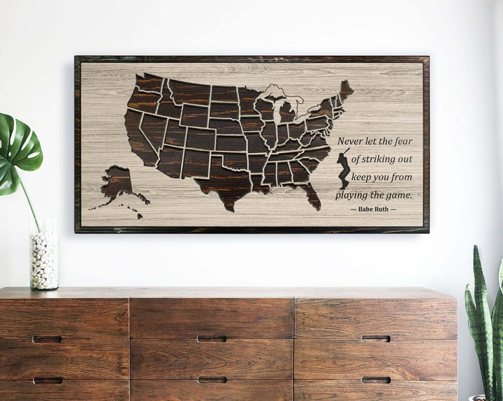 US Baseball Map Picture