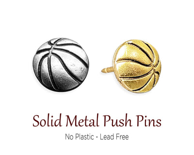 Push Pins - Basketball Push Pins