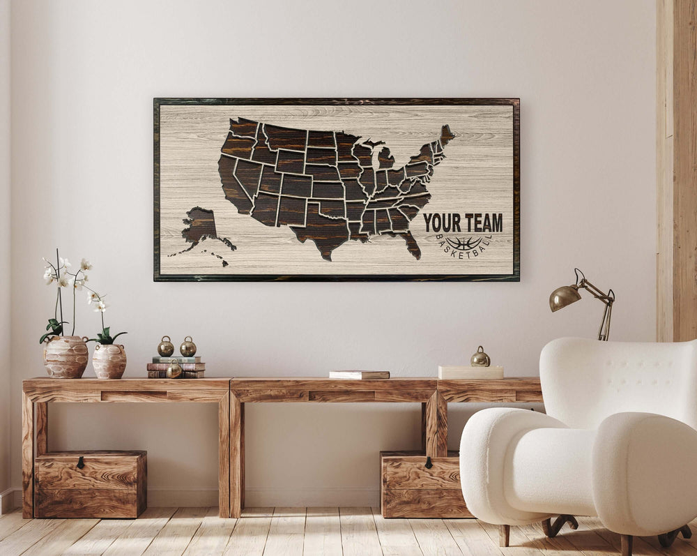 Basketball Team Map