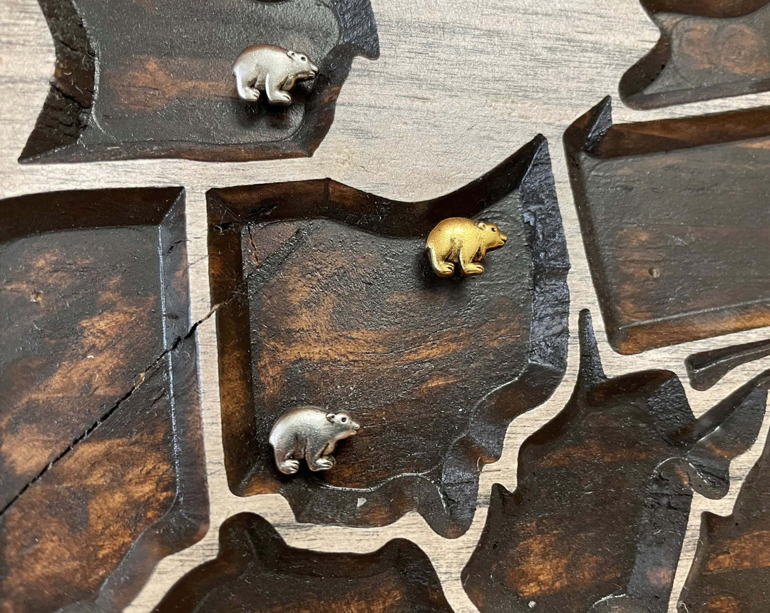 Push Pins - Bear Push Pins