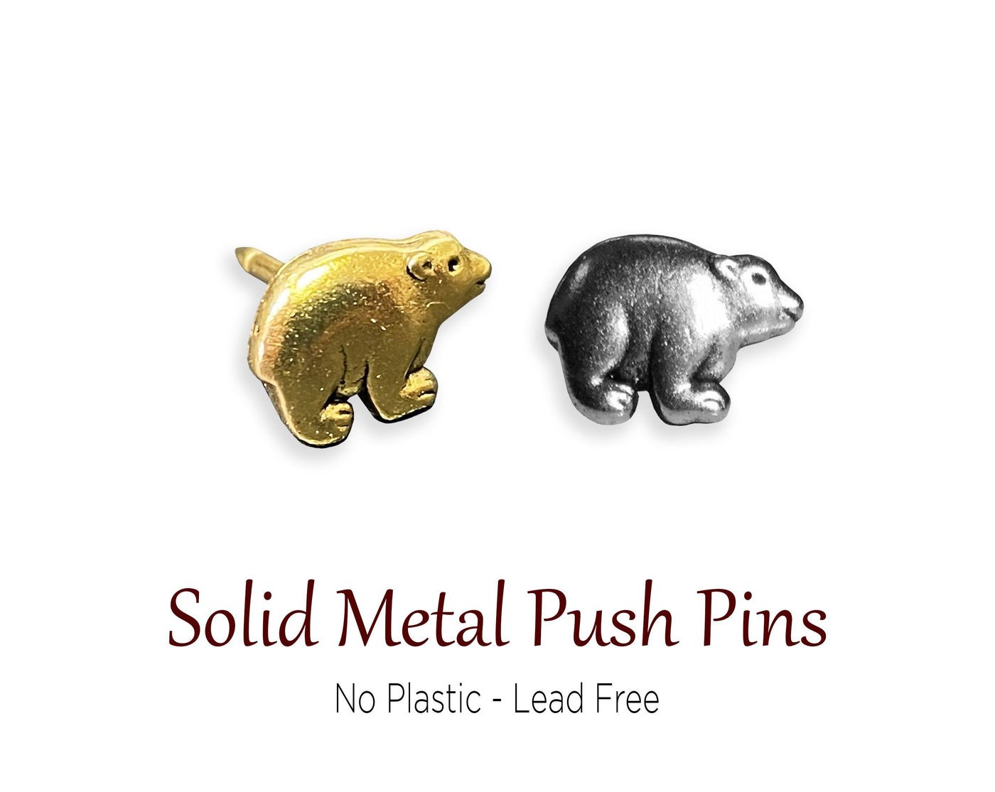 Push Pins - Bear Push Pins