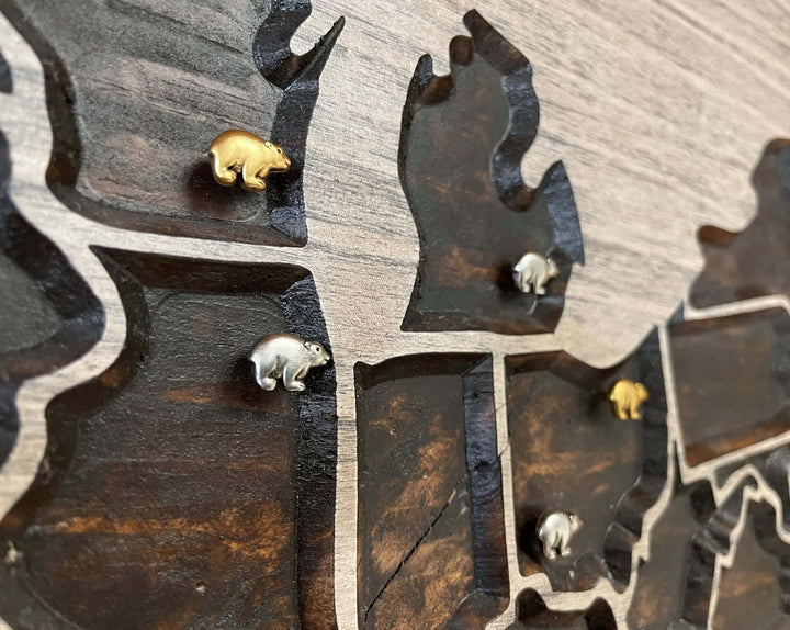 Push Pins - Bear Push Pins