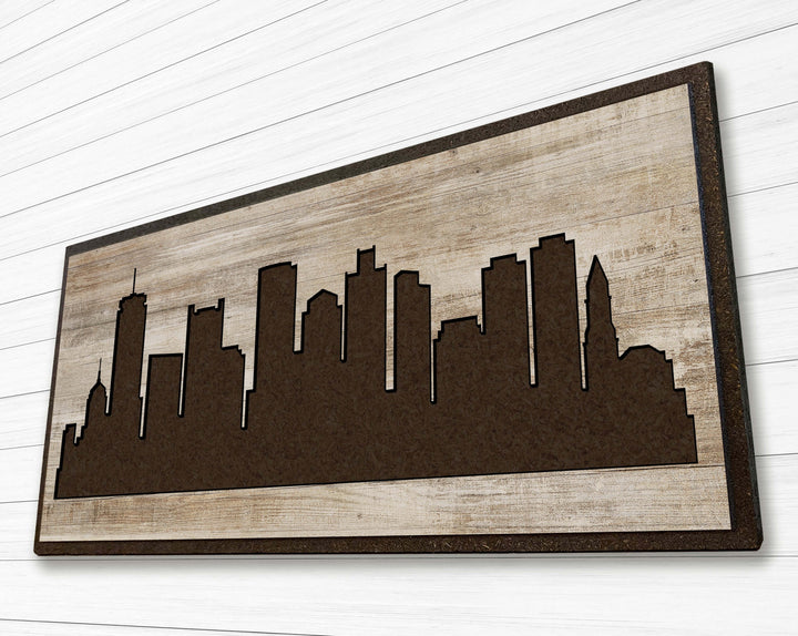 Boston, Massachusetts City Skyline Image