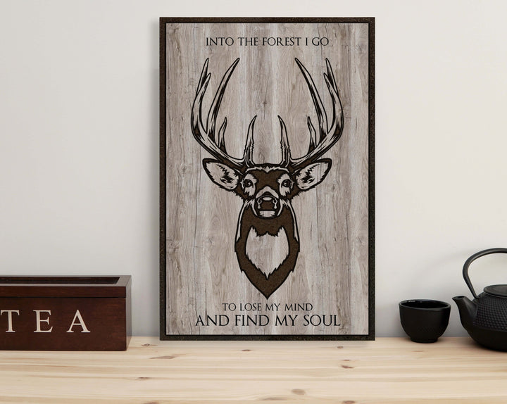 Deer Wood Wall Art