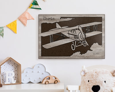 airplane wall art picture
