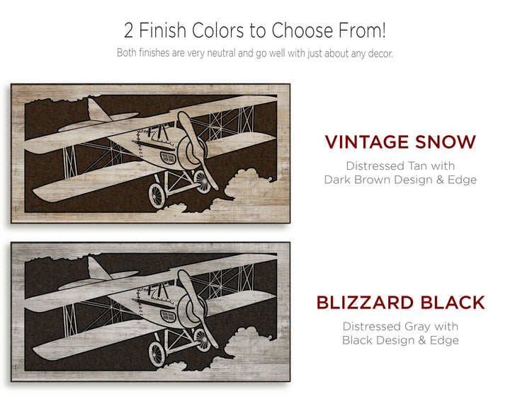 Airplane wood wall art. Wall decor for aviation, pilot, kids, nursery, or bedroom.