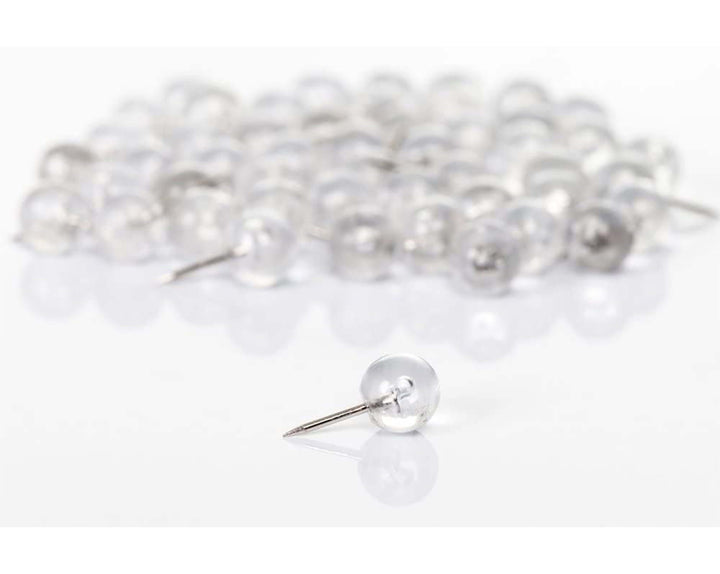 Clear Sphere Push Pins (Bulk Pricing) Push Pins Howdy Owl 