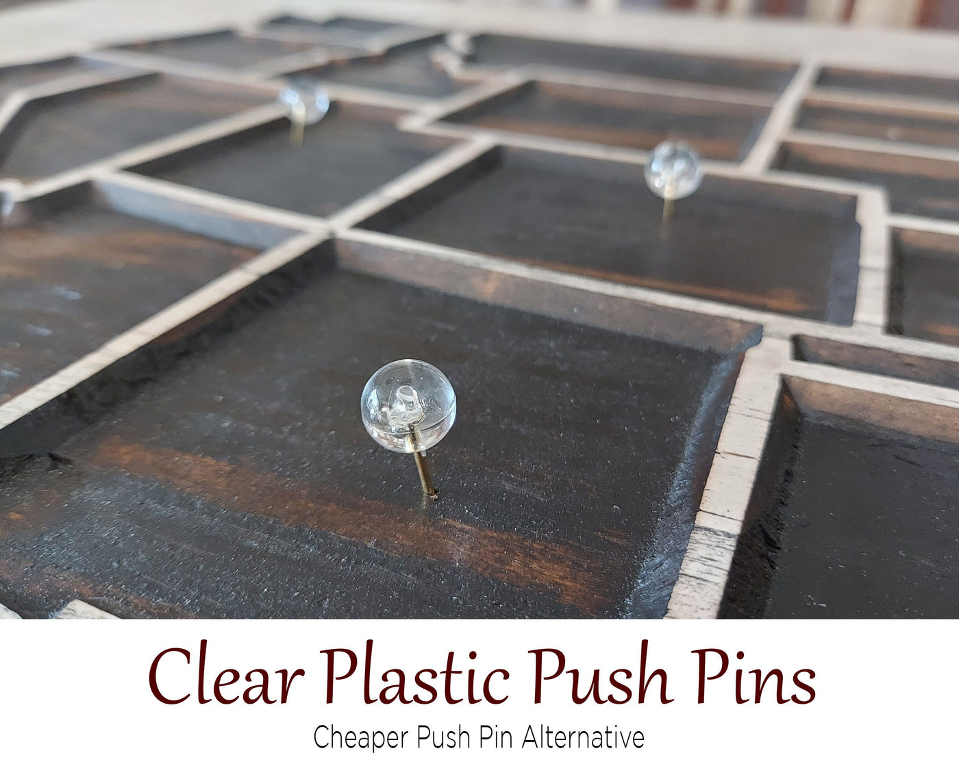 Clear Sphere Push Pins (Bulk Pricing) Push Pins Howdy Owl 