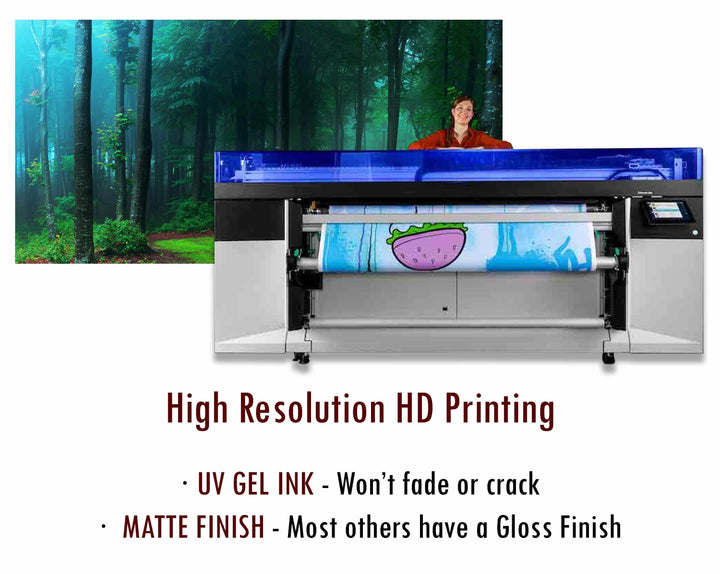 custom vinyl banner printing in Lincoln, Ashland, and Omaha Nebraska. Extra large and small banners are available. 