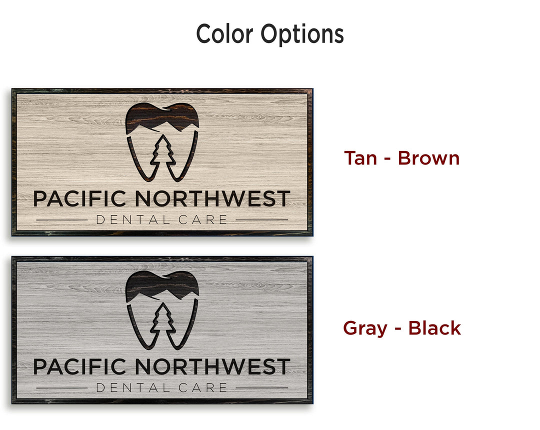 Custom Business Signs Carved into Wood made with your company logo