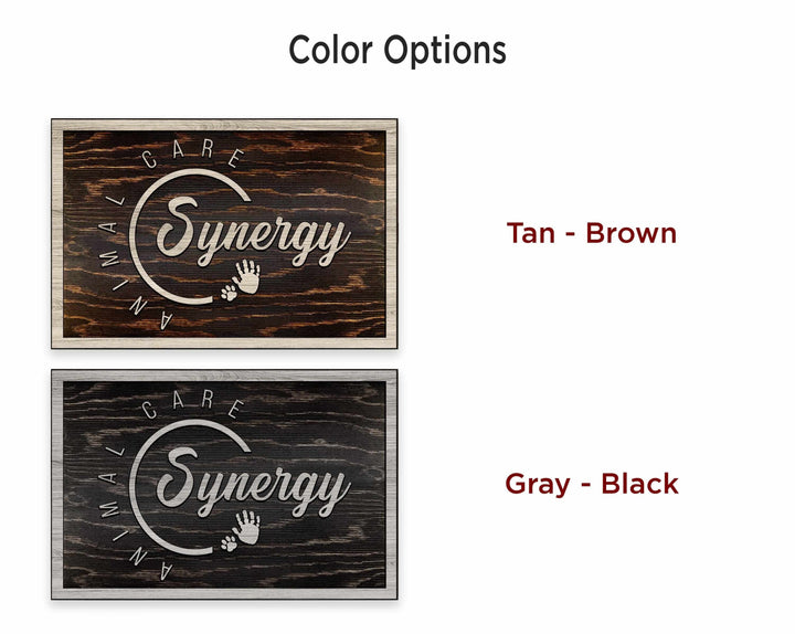 Custom Business Signs Carved into Wood made with your company logo