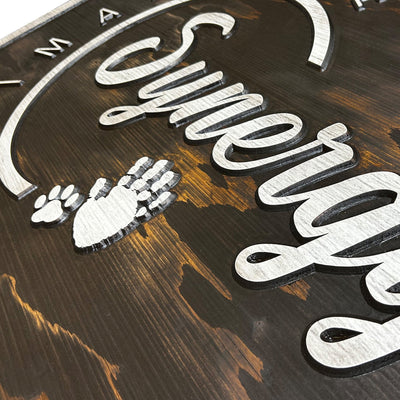 Custom Business Signs Carved into Wood made with your company logo