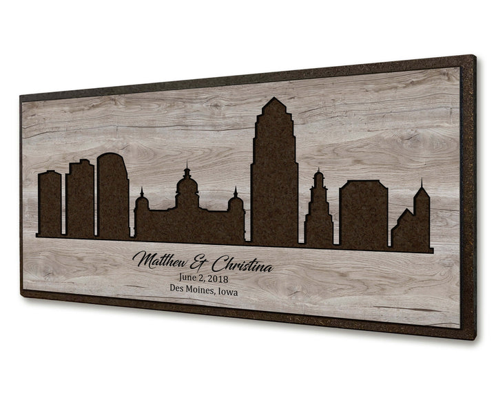des moines city skyline picture