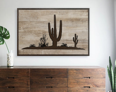 Desert Wall Art | Southwest Wood Wall Art Howdy Owl 