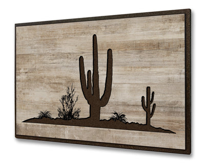 Desert Wall Art | Southwest Wood Wall Art Howdy Owl 