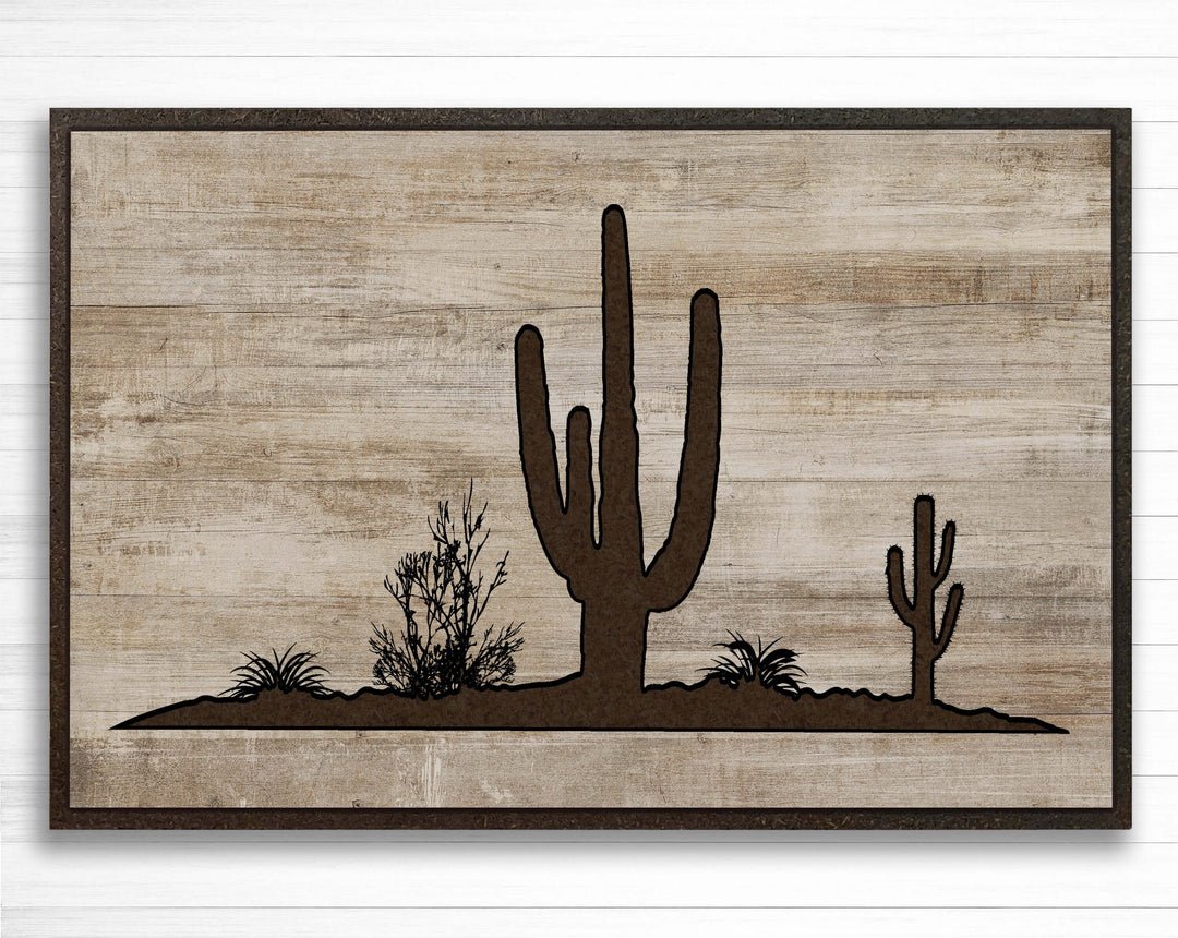Desert Wall Art | Southwest Wood Wall Art Howdy Owl 