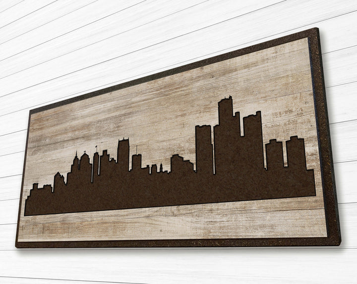 Detroit, Michigan City Skyline Image