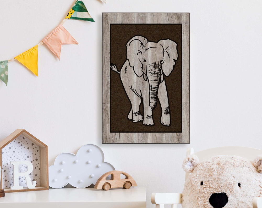 Elephant Wood Wall art