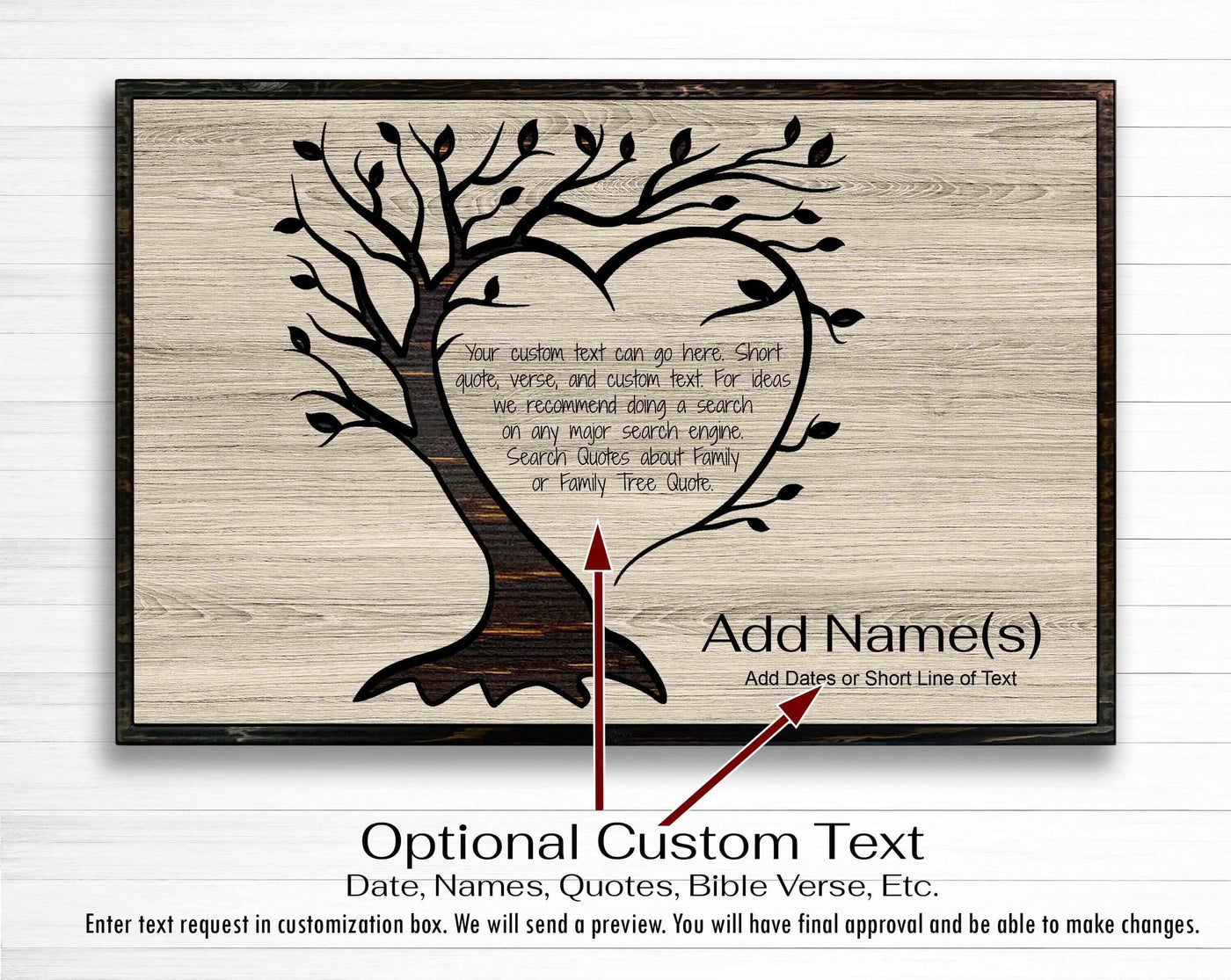 Custom Last Name Sign Family Tree Wall Art custom-last-name-sign-family-tree-wall-art