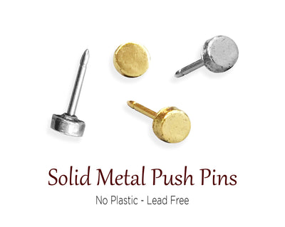 Push Pins - Flat Circle Push Pins