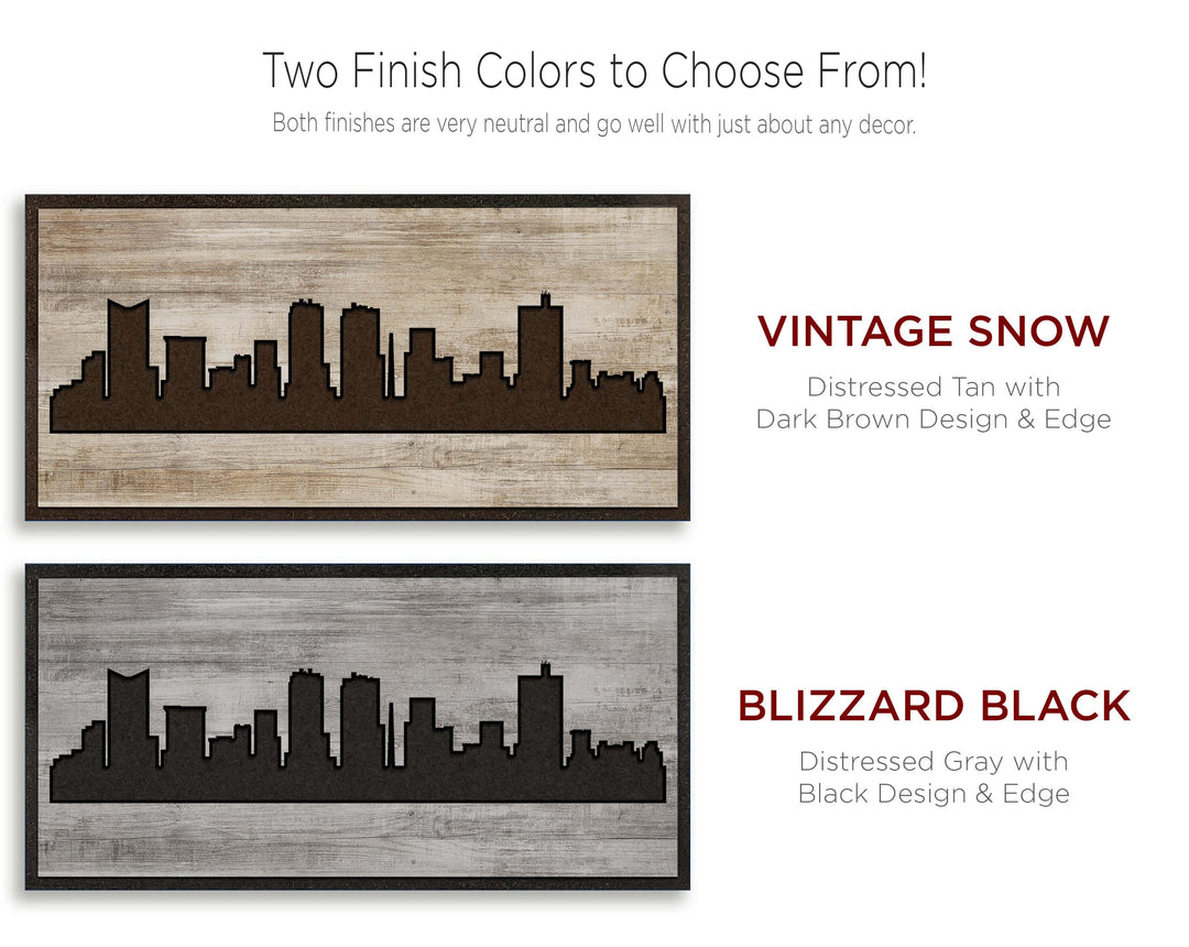 Fort Worth, Texas City Skyline Color Option